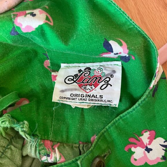 Lanz Vintage 70s Linen Dress - Picture 3 of 3